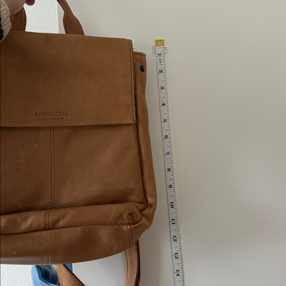 Liberty Backpack Light Brown American Leather Co summer casual Cognac - Picture 7 of 9